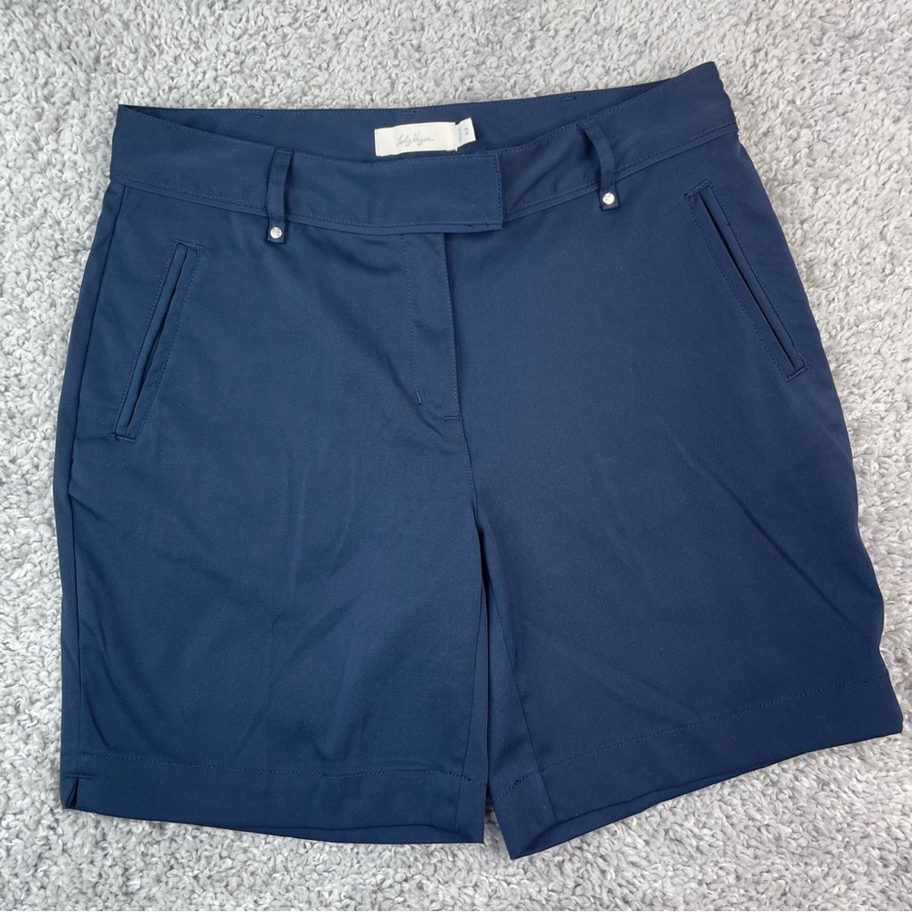 Lady Hagen Shorts Womens 2 Golf Athletic Navy Blue Outdoors Sports Southern - Picture 1 of 4